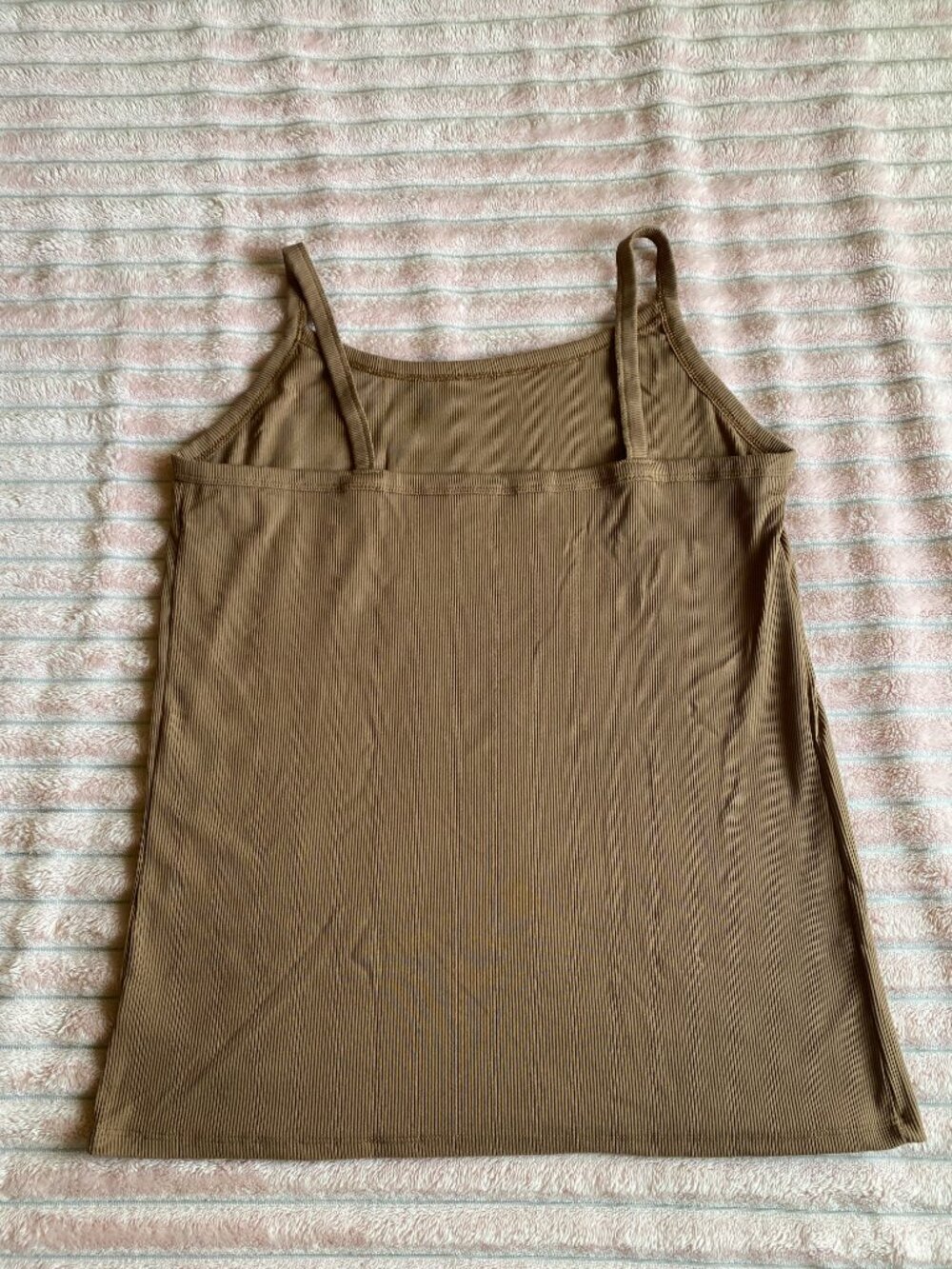 Chocolate Ribbed Cami - Picture 3 of 4